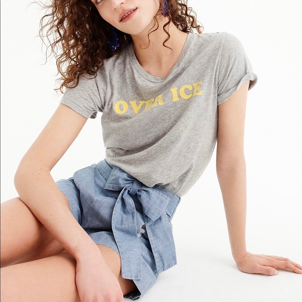 J. Crew Over ice t-shirt